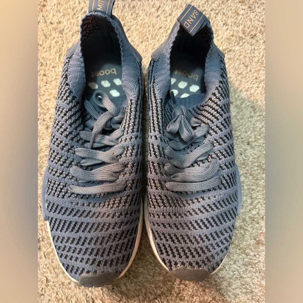 adidas Women's Gray Knit Running Shoes